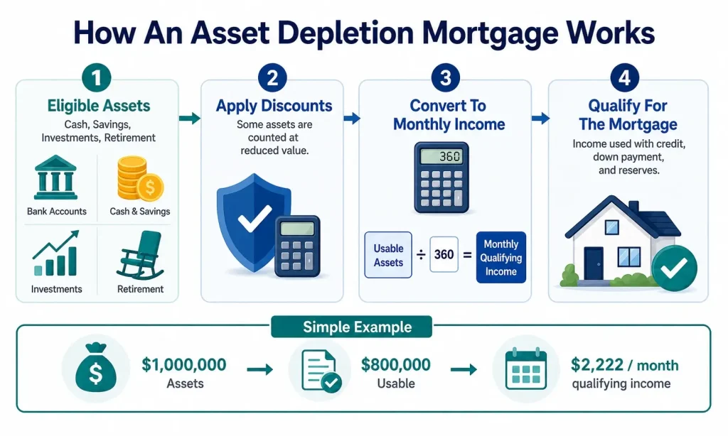 How asset depletion works