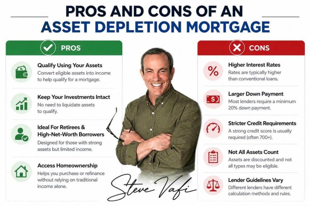 Asset depletion mortage
